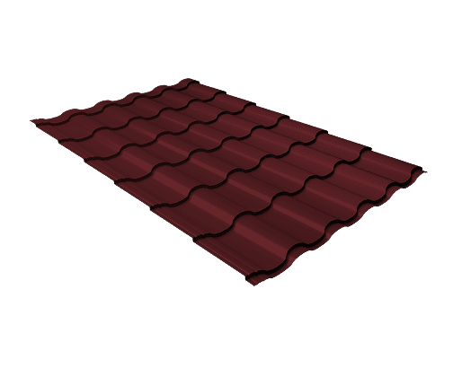 image 3 (4) Металлочерепица "Кредо" ("Kredo") v01 0,5 Satin RAL 8017 шоколад